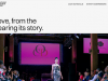 Optima Lakeview® Apartments in Chicago, IL Model walks down the runway at Chicago Fashion Week 2025, surrounded by audience taking photos at this vibrant fashion event.