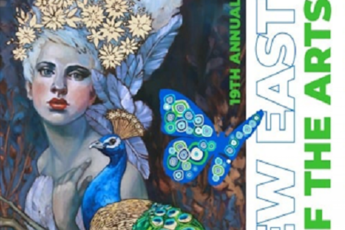 Optima Lakeview® Apartments in Chicago, IL A painted woman with flowers in her hair, peacock, and butterfly; celebrates creativity at the 19th Annual New East of the Arts.