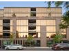 Optima Lakeview® Apartments in Chicago, IL Modern building with large glass windows and brick exterior, cars driving past, and reflections that show our optimized service in the city.