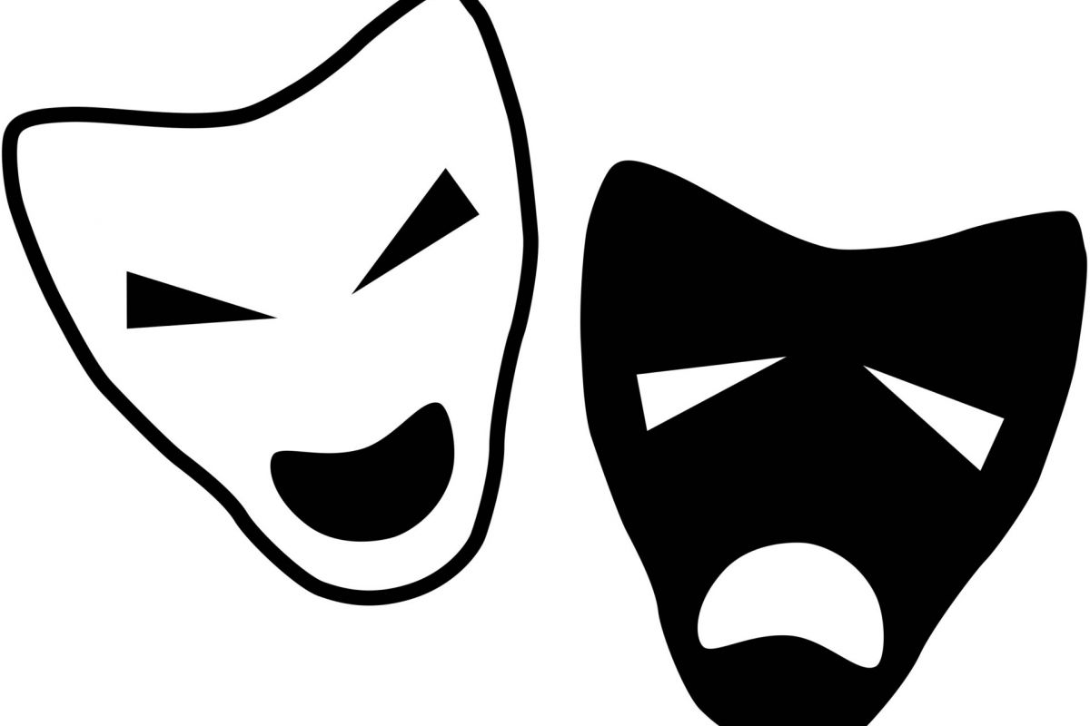 Optima Lakeview® Apartments in Chicago, IL Simple black and white drawing of two hands making shadow puppets of a dog and a bird.